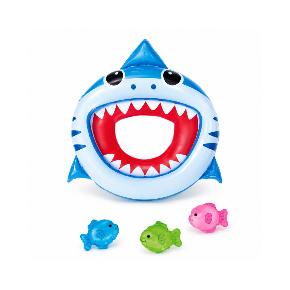 Good Vibes Kids Inflatable Pool Toss - SHARK